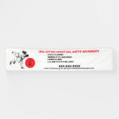 柔術武術芸術学校事業のパーソナライズ 横断幕 (横)