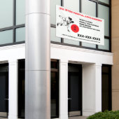 柔術武術芸術学校事業のパーソナライズ 横断幕 (ビルの外側)