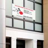 柔術武術芸術学校事業のパーソナライズ 横断幕 (ビルの外側)