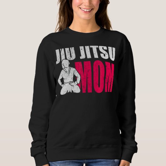 柔術誇りを持ったの母Bjjの母 スウェットシャツ (正面)
