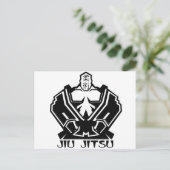 柔術 – ファイターが準備 ポストカード (スタンド正面)