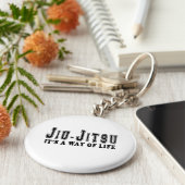 柔術 – 実人生の道 キーホルダー (側面)