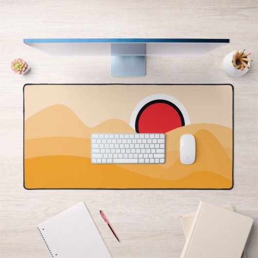 柔術 – 白帯 – 黒帯日 デスクマット (オフィス1)