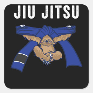 柔術BJJスロース柔術ブルーベルト付き スクエアシール