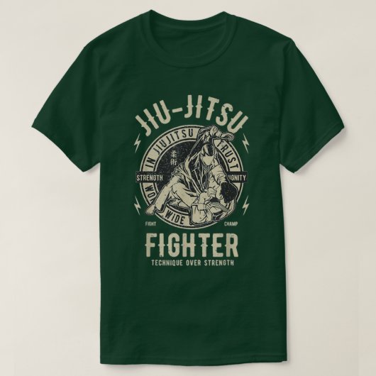 柔術BJJブラジル柔術ファイター2 Tシャツ (デザイン正面)