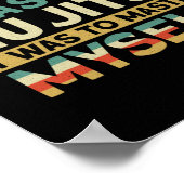 柔術Bjj最高の目標は決してマスターしなかった ポスター (角)