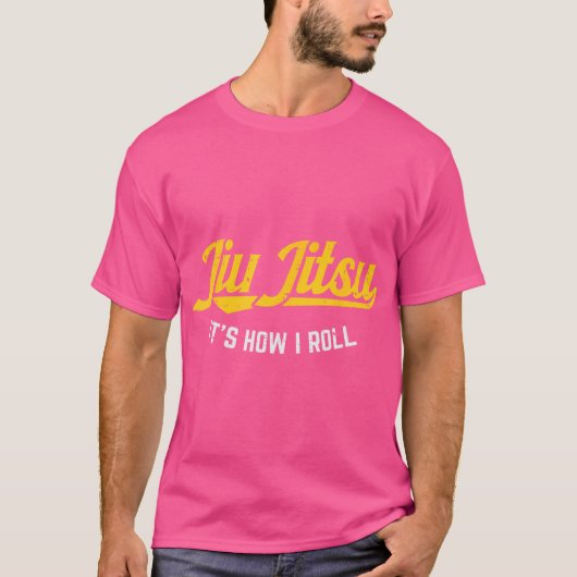 柔術How I Bjj訓練転がおもしろい武術Ar Tシャツ (正面)