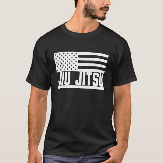 柔術USA国旗 Tシャツ (正面)