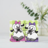 柔話軟な子羊 ポストカード (スタンド正面)