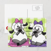 柔話軟な子羊 ポストカード (正面/裏面)