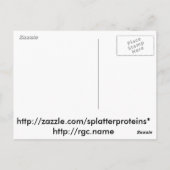 柔軟なタンパク質とリガンド – オプション2 ポストカード (裏面)