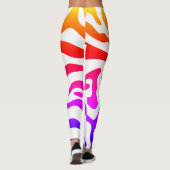 柔軟なフィットネスレギンス レギンス (裏面)