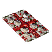 柔軟なフォトマグネットと英語バラデザイン マグネット (右側)