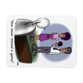 柔軟な料理 マグネット (横)