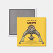 柔軟キリン マグネット (正面/裏面)