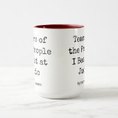 柔道おもしろいのビートの涙 マグカップ (中央)