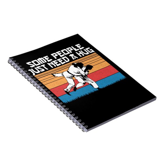 柔道おもしろい冗談柔術武術芸術ユーモア ノートブック (右側)