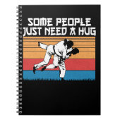 柔道おもしろい冗談柔術武術芸術ユーモア ノートブック (正面)