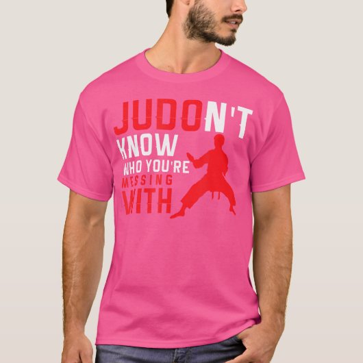 柔道おもしろい Tシャツ (正面)