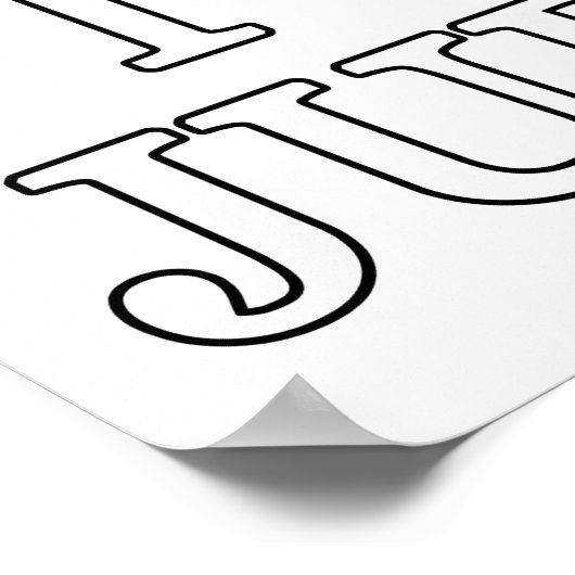 柔道が大好き ポスター (角)