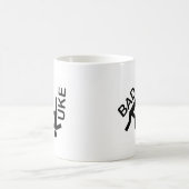 柔道のテーマのギア コーヒーマグカップ (中央)