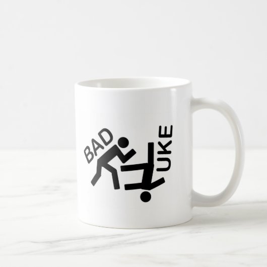 柔道のテーマのギア コーヒーマグカップ (右)