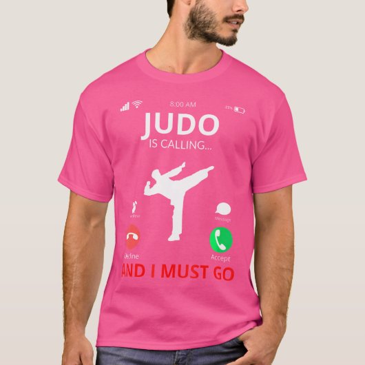 柔道の呼び出し Tシャツ (正面)