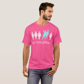 柔道の女の子は敢えて柔道に違うなる Tシャツ (正面フル)