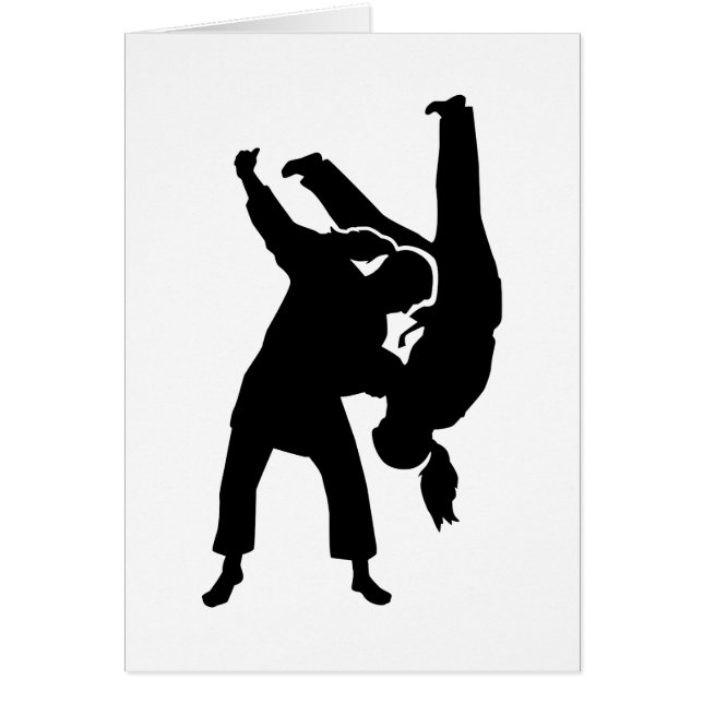 柔道の女性の女の子 (正面)