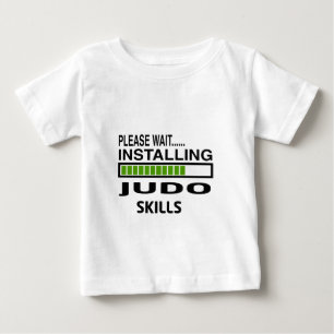 柔道の技術を取付けること ベビーTシャツ