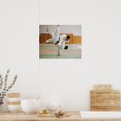 柔道の試合に出場する2人の男性3 ポスター (キッチン)