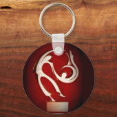 柔道キーチェーン キーホルダー (正面)