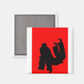 柔道ギフトプレゼント マグネット (正面/裏面)