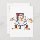 柔道サンタ シーズンポストカード (正面/裏面)