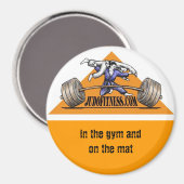 柔道フィットネス磁石 マグネット (正面/裏面)