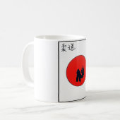 柔道プリント コーヒーマグカップ (正面左)