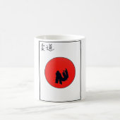 柔道プリント コーヒーマグカップ (中央)
