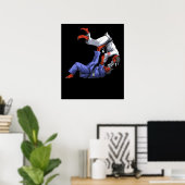 柔道レスリングデモンズオーニ ポスター (ホームオフィス)