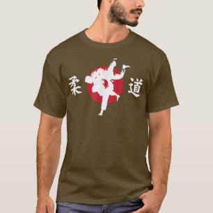柔道日本贈与国旗 Tシャツ