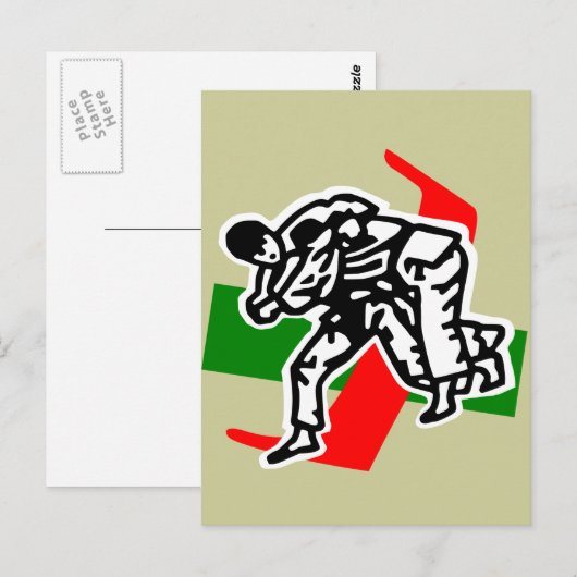 柔道柔術 ポストカード (正面/裏面)