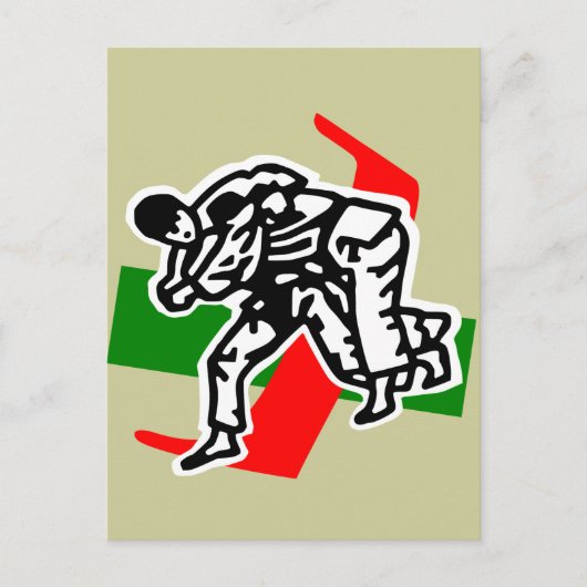 柔道柔術 ポストカード (正面)