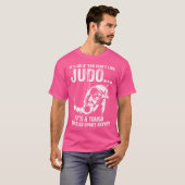 柔道柔道柔道もしが嫌いでよおもしろいい Tシャツ (正面フル)