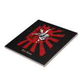 柔道武術アーツ日本のヴィンテージレトロデザイン タイル (側面)