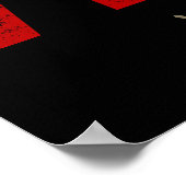 柔道武術アーツ日本のヴィンテージレトロデザイン ポスター (角)