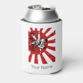 柔道武術アーツ日本のヴィンテージレトロデザイン 缶クーラー (缶裏面)