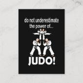 柔道武術武道テコンド柔道 名刺 (正面)