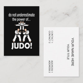 柔道武術武道テコンド柔道 名刺