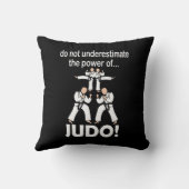 柔道武術空手テコンドー柔道 クッション (裏面)