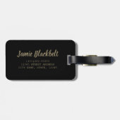 柔道武術術ヴィンテージ旭日 ラゲッジタグ (裏面横)