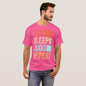 柔道食べ復活男子男子柔道 Tシャツ (正面フル)